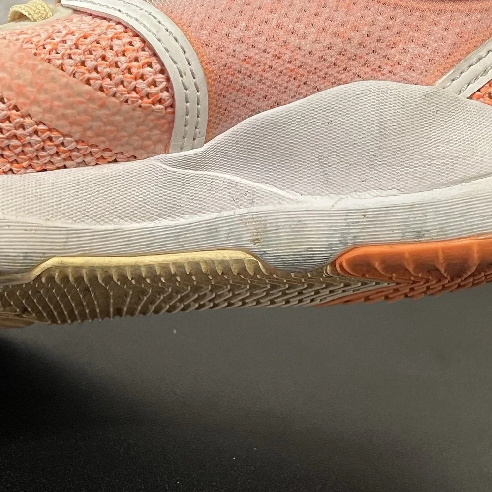 Adidas Crazytrain Tennis Shoes Size 6 CF Orange White BB1515 Sneakers Trainers